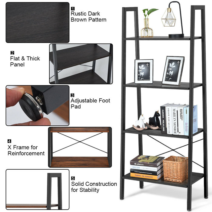 17 Stories Ladder Bookcase & Reviews Wayfair